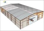Long Span Customizable Steel Structure Buildings Warehouse / Workshop / Hangar /