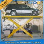 Automotive Scissor Lift Equipment , Garage Hydraulic Scissor Car Lift Rentals