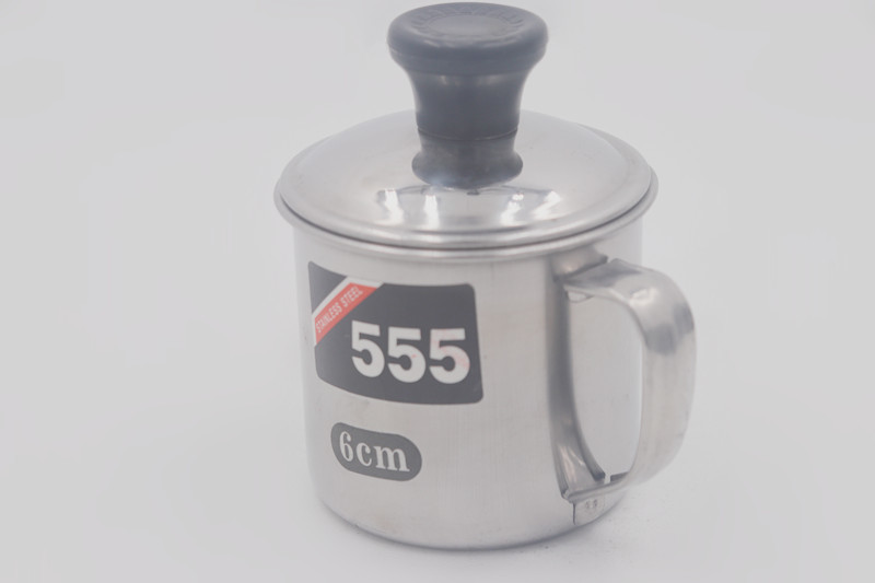 9cm Promotional cup stainless steel drinking coffee mug for gift metal cup with bakelite topper