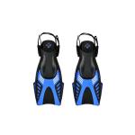 Professional Short Scuba Diving Flippers With Open Heel Design