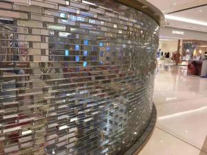 Wholesale Mirror Effect Antiskid 80mm Glass Bathroom Window Blocks from china suppliers