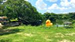 Outdoor Inflatable Yellow Duck 4m Water Toys For Advertising PVC Tarpaulin
