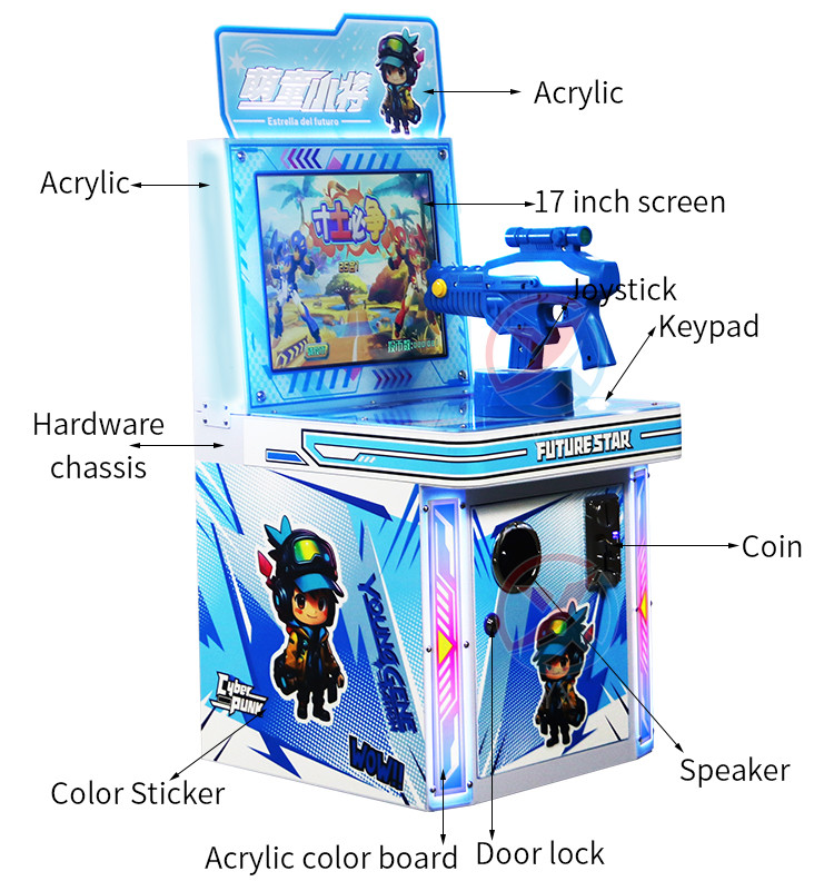 Games For KidsSingle Player Defeat Monster Enemy Land Battle Game Street Fighting Coin Operated Game MachineMachine