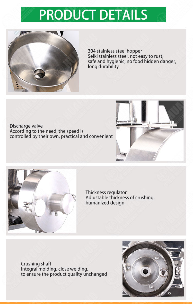 Small CE Automatic Food Processing Machines Wheat Milling Machine