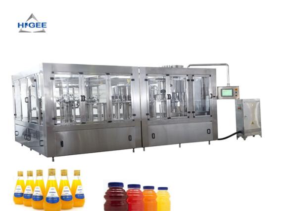 Juice Water Beverage Soft Drink Packaging Machine , PET Liquid Bottle Filling