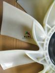 R215-9 Excavator Engine Parts 6 Holes 12 Blades Engine Cooling Fan Blade