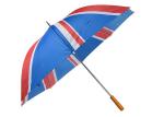 Double U Ribs Metal Frame Promotional Gifts Umbrellas , Golf Style Umbrella