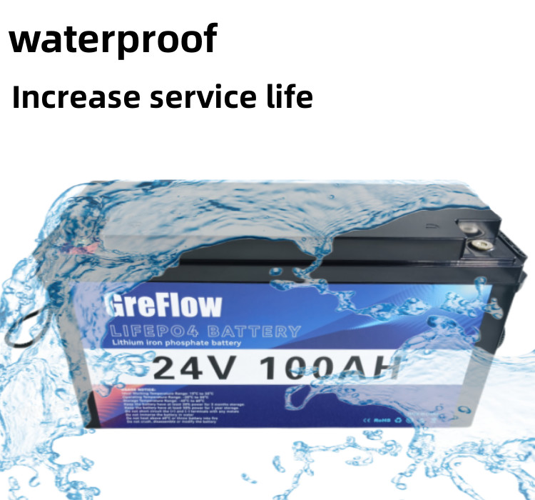 24v 100ah Lead Acid Battery Replacement Lifepo4 Marine Battery With Bluetooth APP