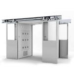 Automatic Sliding Door Goods Air Shower | DIN75200 Fireproof & Radar Anti