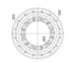 6S60MC Piston Crown Marine Diesel Parts With Ring Groove Size 14*11*11*11 MM For