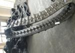 Black Agricultural Tracks Wear Resistance Custom Rubber Tracks High Speed