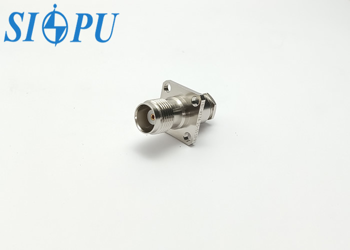 Female RF TNC Coaxial Connectors Flange Mounted for RG 178/U Cables