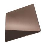 Antique 316l Super Mirror Stainless Steel Sheet Bronze Color With SS 201 304 316