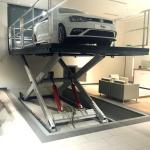 5000kg Hydraulic Electric Scissor Car Lift Table For Parking