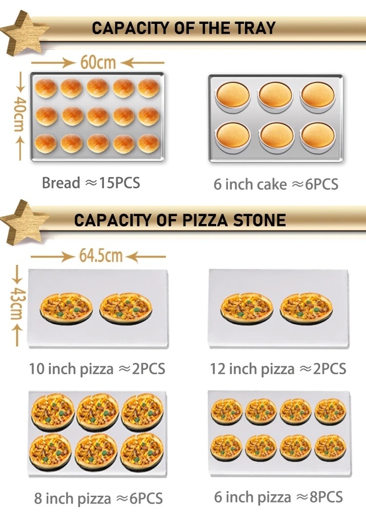 Multifunctional Multi-Layer and Tray Electric Oven for Commercial Kitchen Baking Oven