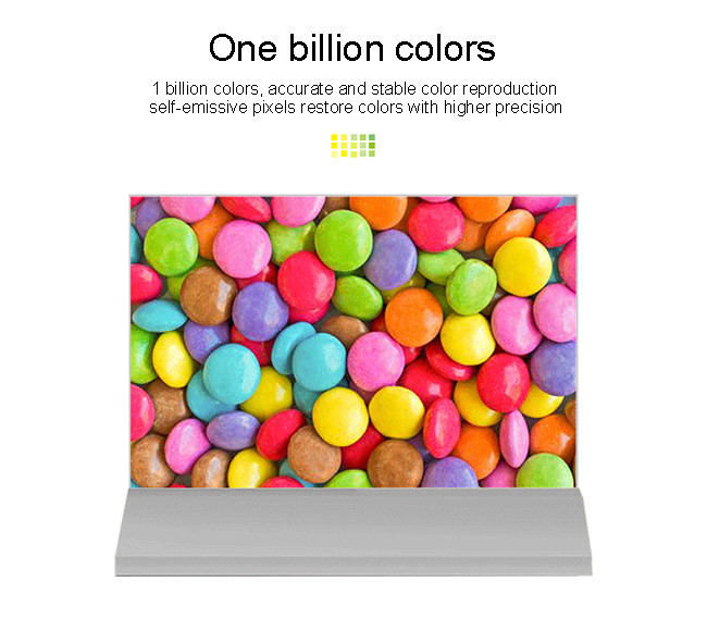 15.6 Inch Translucent OLED 4K Clear Digital Display For Interactive Menus