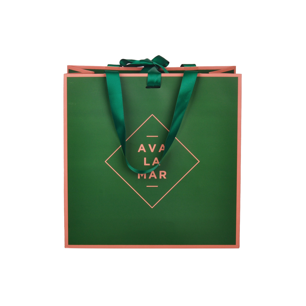 210gsm Coated Paper Packaging Bags For Clothing Gifts Groceries