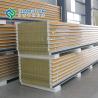 Buy cheap Lightweight 50mm Polyurethane Sandwich Panels Heat Insulation from wholesalers