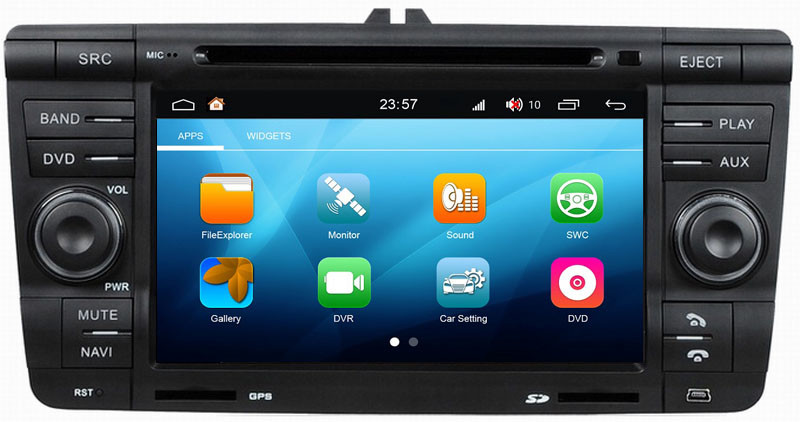 Ouchuangbo auto gps navi audio S200 platform android 8.0 for Skoda Octavia support USB SWC AUX wifi bluetooth