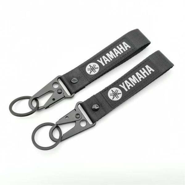 Premium Custom Woven Lanyard Keychain - Branded Motorcycle Accessories &