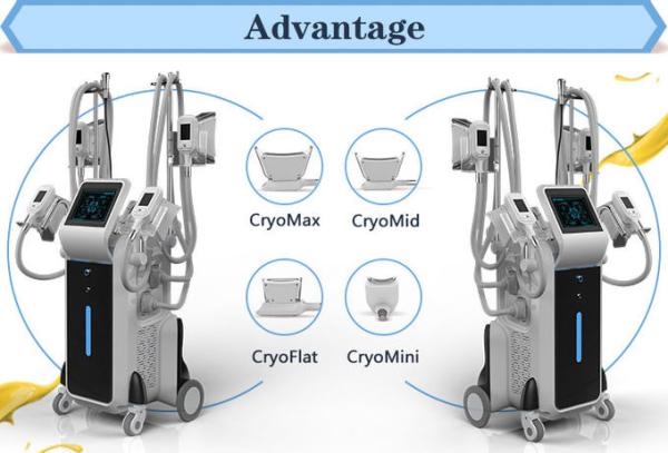 4 Cryo Handles Cellulite Body Treatment Beauty Cavitation Equipments Slimming