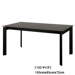 Wholesale 1500*850mm Ceramic Dining Table With Fixed Type Black Metal Base Dt-1017-150 from china suppliers