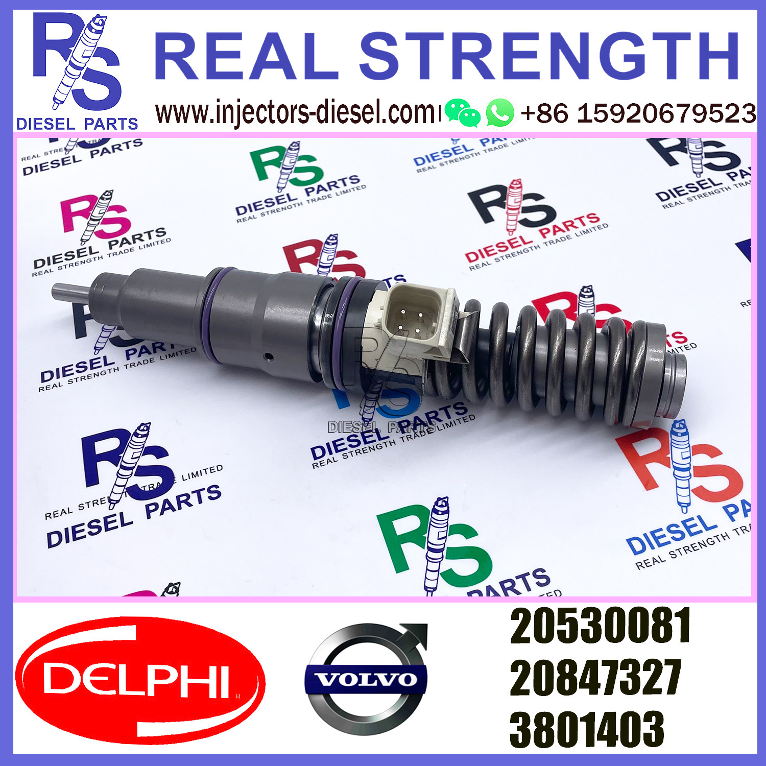 V-O-L-V E3.18 DELPHI Fuel injector BEBE4D03001 BEBE4D34001 3801403 20530081 20847327