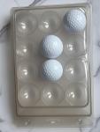 6 Golf Balls Transparent Packaging Plastic Box Paper Gift Box Packaging