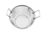 Silicone Handle BF04 Stainless Steel Mesh Filter Baskets Metal Steamer 6QT
