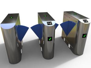 Wholesale SS304 Brushed Retractable Flap Barrier Turnstile Ac 220v 110v from china suppliers