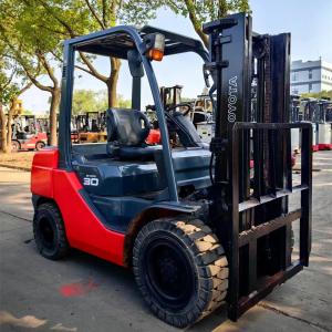 Wholesale 3 Ton Japan Used Toyota Forklift 3 Ton Toyota Forklift 4-Wheel Drive Diesel Power Type from china suppliers