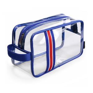Wholesale Custom Logo Waterproof Transparent PVC Cosmetic Bag from china suppliers