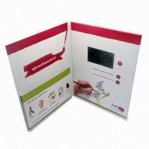 Wholesale Magnetic switch LCD screen Video Greeting Card for Precious Mothers
