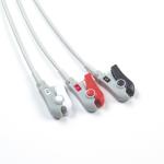 Semi-finished 3Lead AHA Grabber ECG Leadwires without Connector