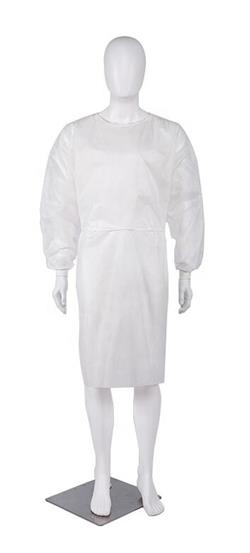 S&J Breathable Hospital Uniforms surgical pp+pe disposable Medical lab coat non woven Isolation gown