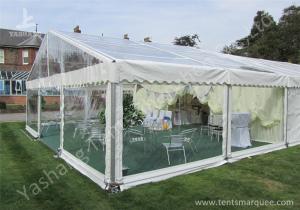 Wholesale Transparent PVC Fabric Cover Outdoor Luxury Wedding Tents with Aluminum Frame from china suppliers