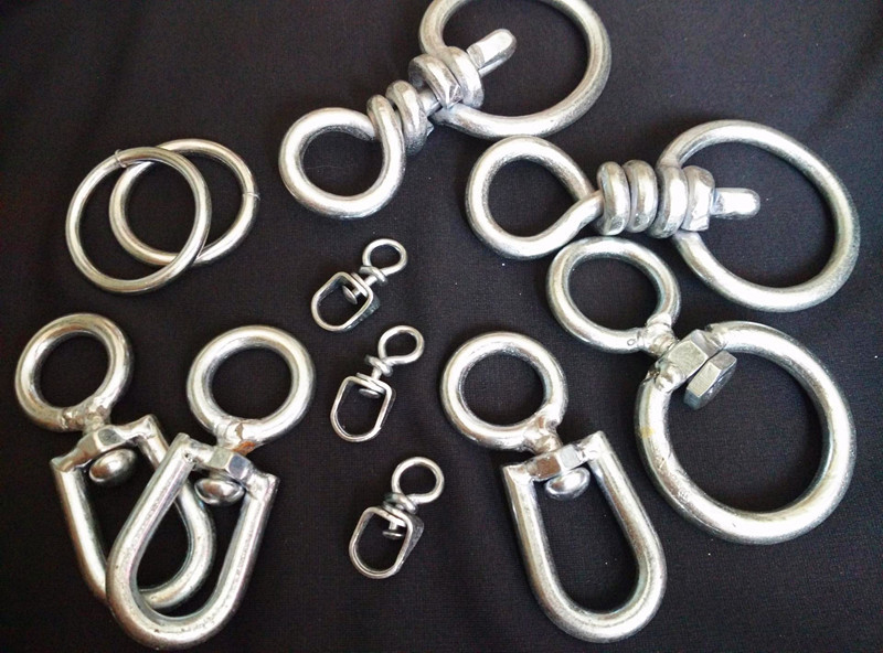 Hardware fittings, Metal Ring, Metal Dee, Metal hook, Metal swivel with galvanized surface and the best prices