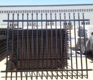 Wholesale Steel Tubular Garrison Fencing 1.8mtr X 2.4mtr Rail 45mm*45mm Wall Thick 2.00mm Upright 25mmx1.2mm from china suppliers
