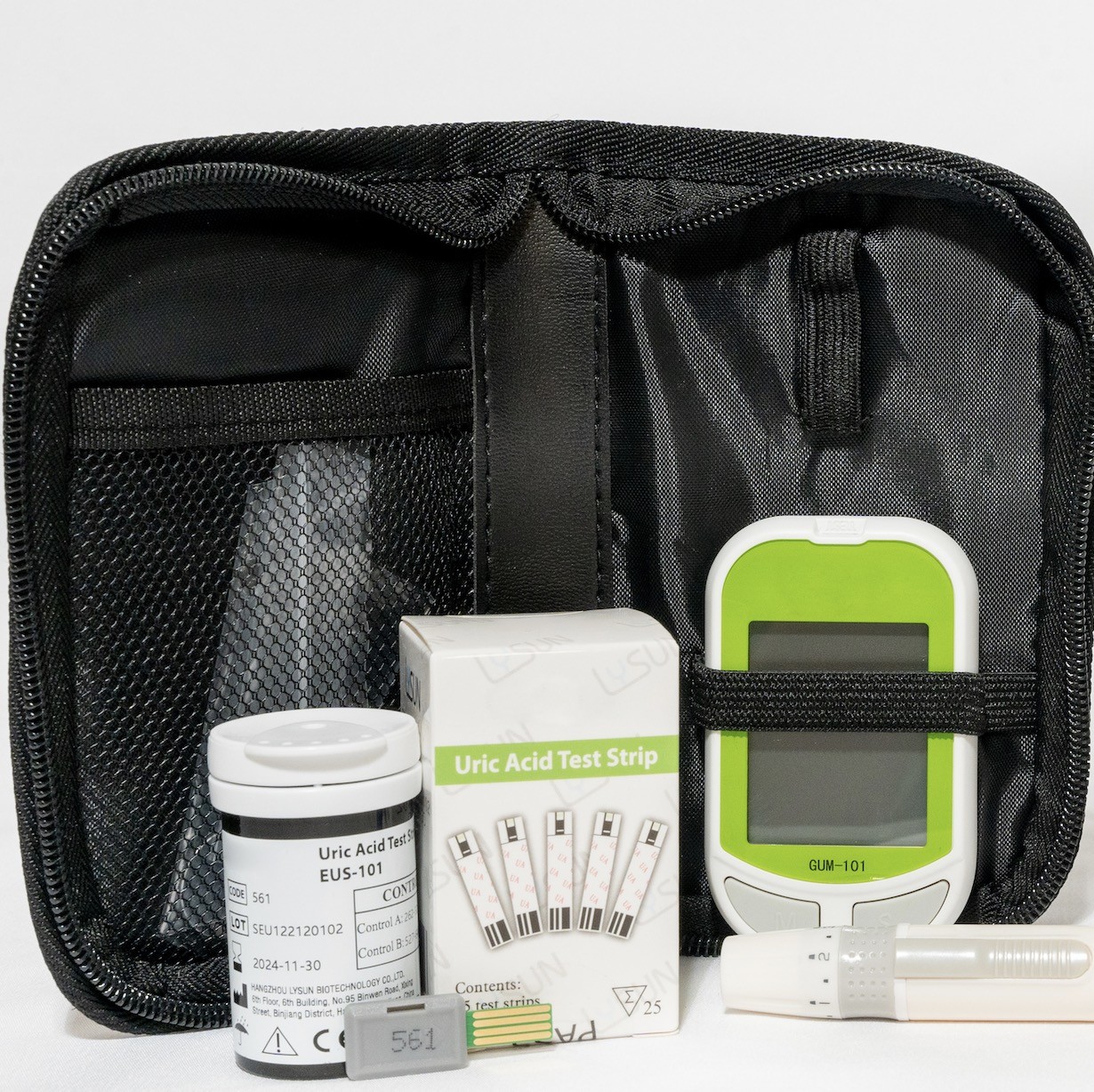 HZ GUM-101 3.0V CR2032 Blood Glucose Tester Strip Uric Acid Testing
