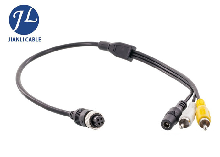 Watertight BNC Rear View Camera Cable With PVC Insulation
