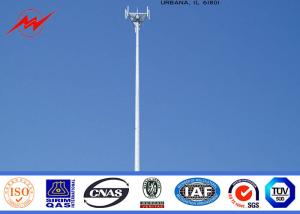 Wholesale Steel 95 ft Mono Pole Tower Mobile Cell Phone Tower Tapered Flanged Steel Poles from china suppliers