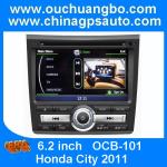 Ouchuangbo HD 1080P S100 A8 Chipset S100 Platform Honda City 2011 Auto Radio DVD