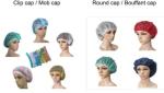 Disposable Medical Non Woven Strip Cap Bouffant Head Cover Hair Net Surgical