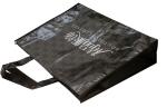Black Classic shining coated 100% enviromental non woven fabric