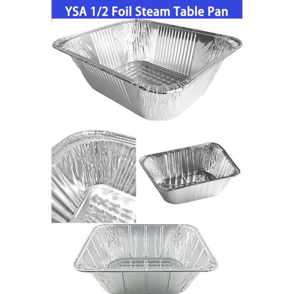 1 2 Size Foil 4 Extra Deep Steam Table Pan Aluminum Steam Table Roaster Pan