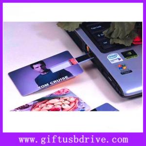 Wholesale OEM colors printing and super thin USB card full capacity 4G,8G,16G from china suppliers