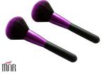 Purple Aluminum Ferrule blush contour brush / face makeup brush set Two Colors