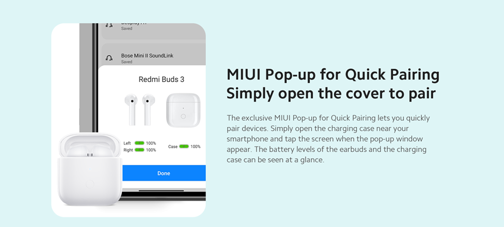 Global version Xiaomi Redmi Buds 3 Noise Cancellation Earbuds QCC Original TWS Wireless Earphone Headset