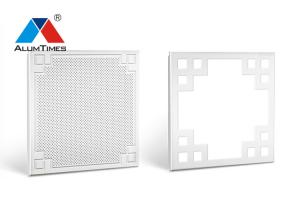 Wholesale OEM Metal Perforated Aluminum Ceiling Panels With Painted Reflective Finishes from china suppliers