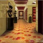 Luxury Nylon Polyester Carpet / Crush Resistant Carpet Customized Size